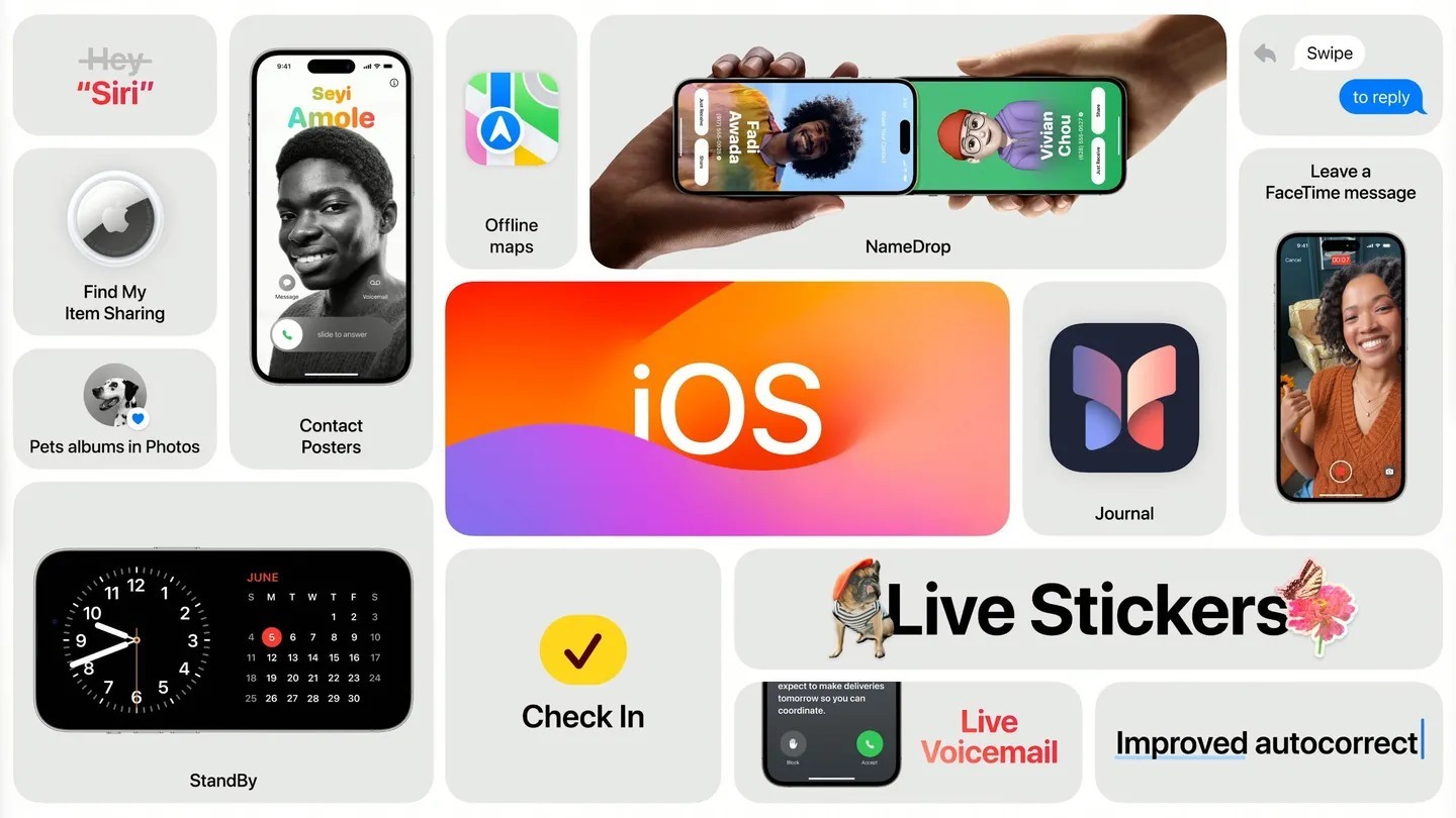 Apple a prezentat iOS 17 şi iPadOS 17