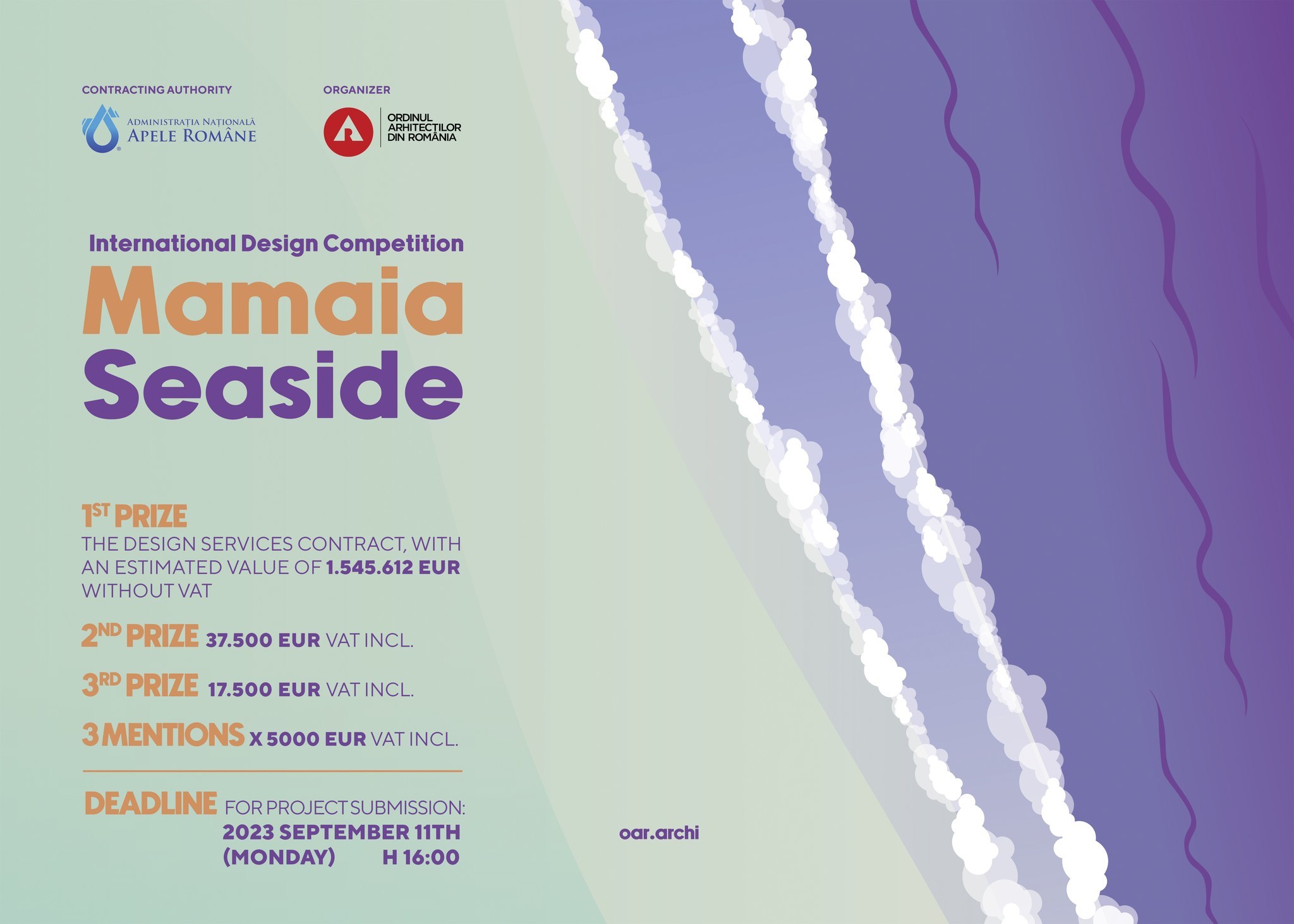 Administraţia Naţională ”Apele Române” au lansat un concurs internaţional pentru amenajarea plajei din Mamaia