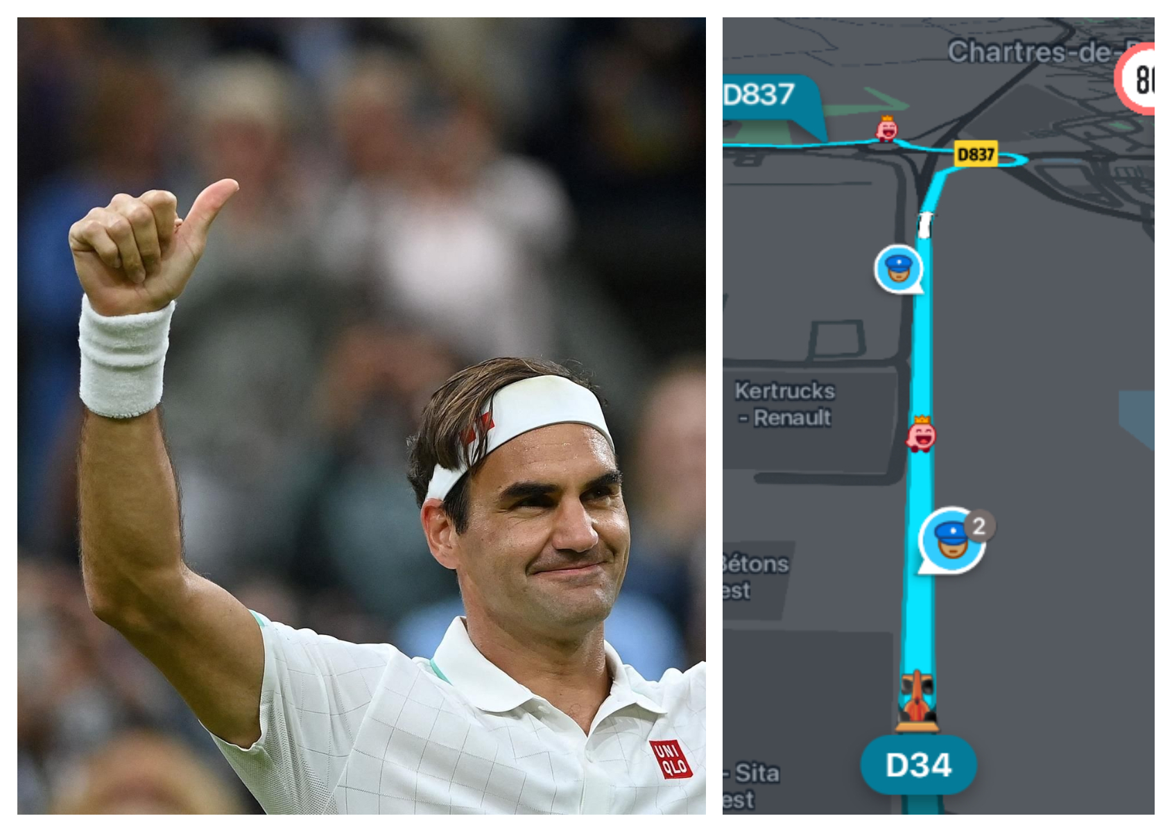 Cu Roger Federer ”ați ajuns la destinație!” Marele tenisman fi noua voce de la Waze
