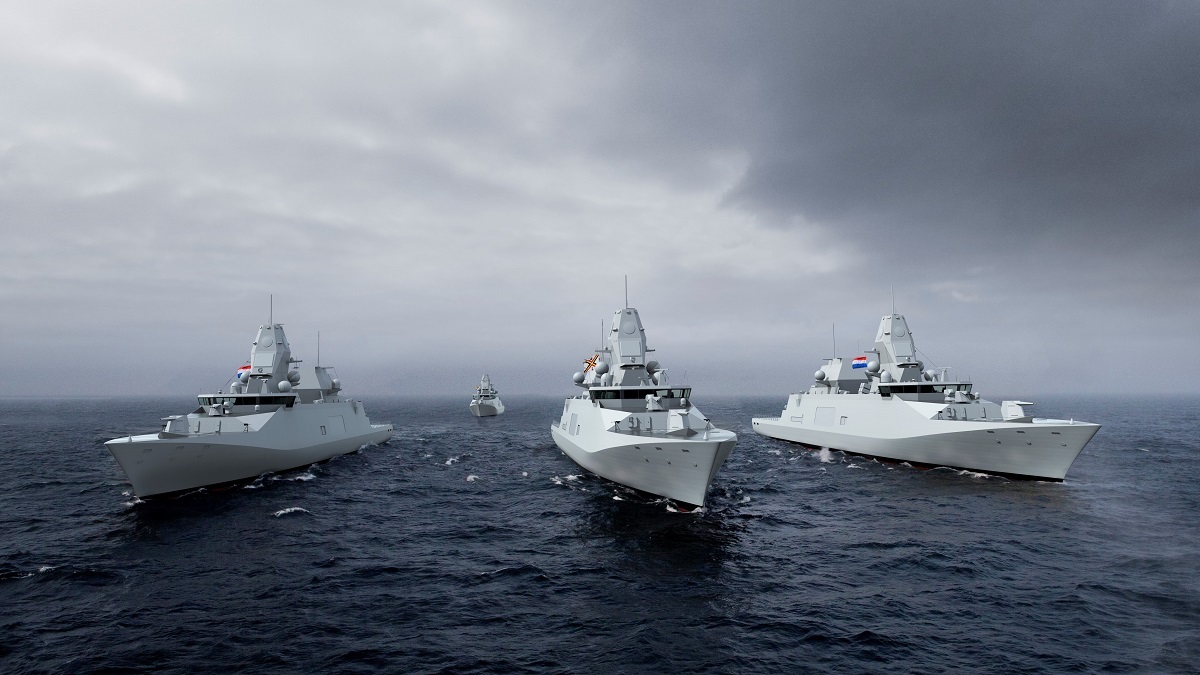 Damen Galaţi va proiecta şi va construi două noi fregate pentru Olanda şi două pentru Belgia