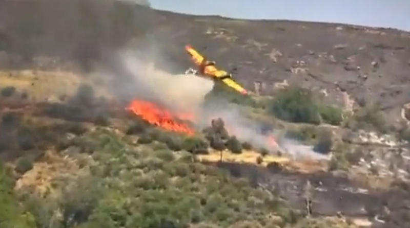Ultima oră! Un avion de stingere a incendiilor s-a prăbușit în Grecia