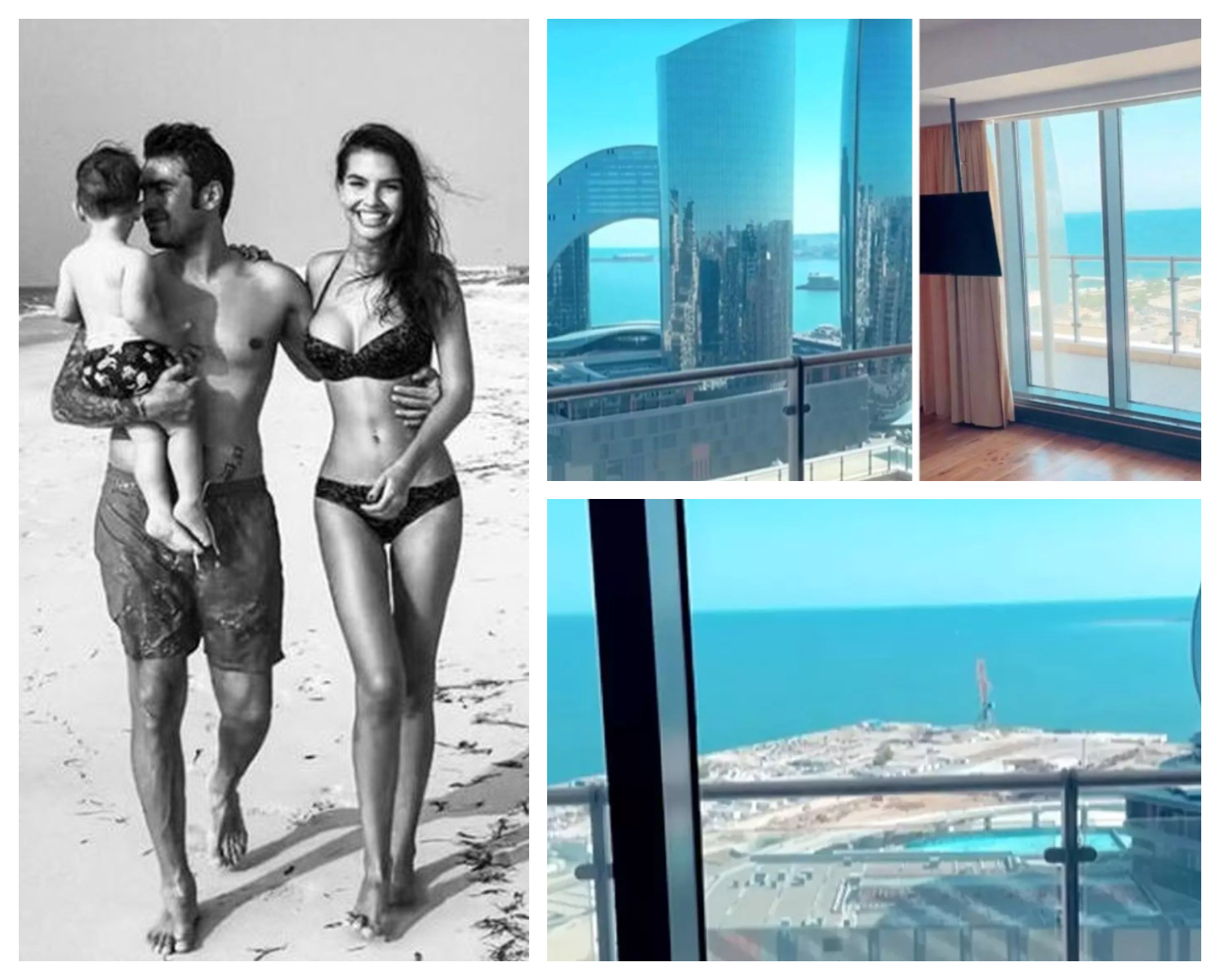 Ce apartament de lux a primit Adrian Mutu în Baku, Azerbaidjan. Are vedere la Marea Caspică