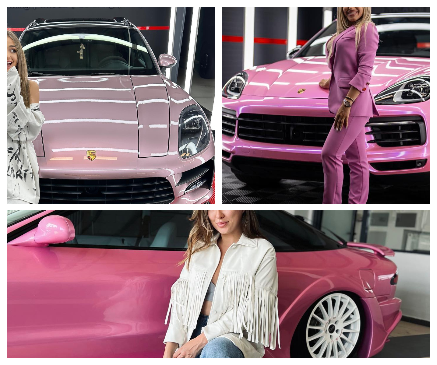 Vedetele noastre care au dat mii de euro să-și vopsească mașinile roz, ca-n Barbie /GALERIE FOTO!