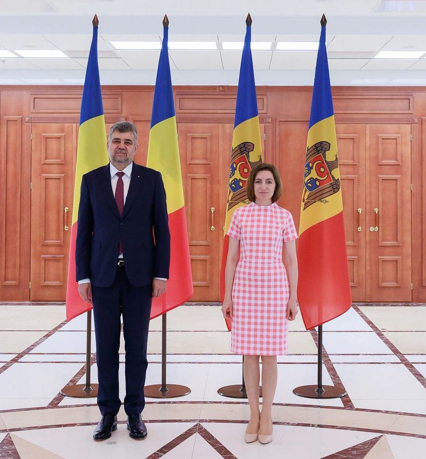 Premierul Marcel Ciolacu, întrevederi cu preşedintele Republicii Moldova, Maia Sandu şi cu emisarul special al preşedintelui SUA pentru climă, John Kerry, în marja Summit-ului Iniţiativei celor Trei Mări (I3M) şi a Forumului de Afaceri I3M