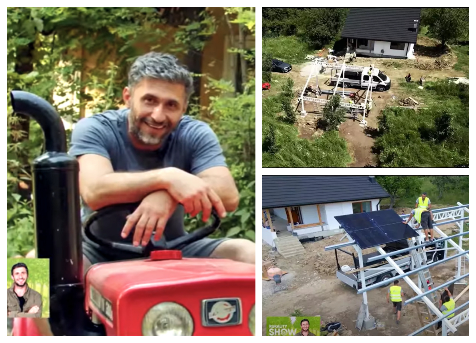 Dragoș Bucur s-a mutat la țară, departe de București. Actorul și Dana Nălbaru și-au construit o casă ecologică: ”M-am hotărât să devin țăran!”