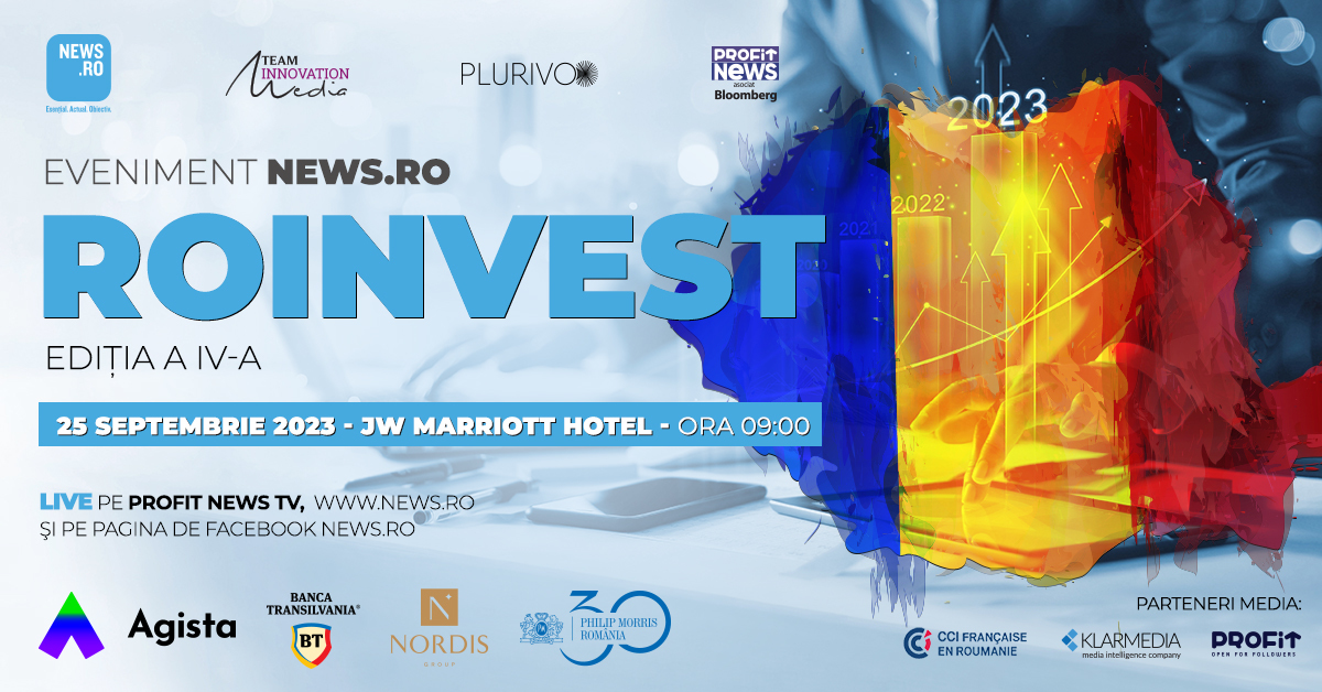 Situaţia investiţiilor, analizată la evenimentul premium News.ro „RoInvest” – ediţia a IV-a