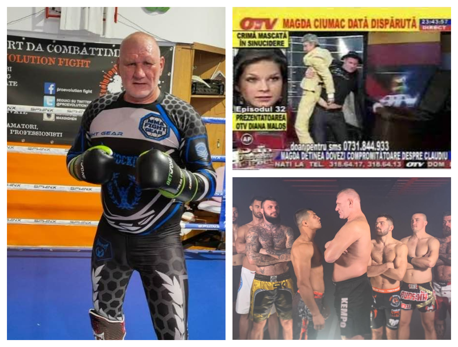 Tolea Ciumac își încheie cariera de luptător urcând în ring la 50 de ani! Din ce face bani de când a fugit în Italia de o nouă condamnare