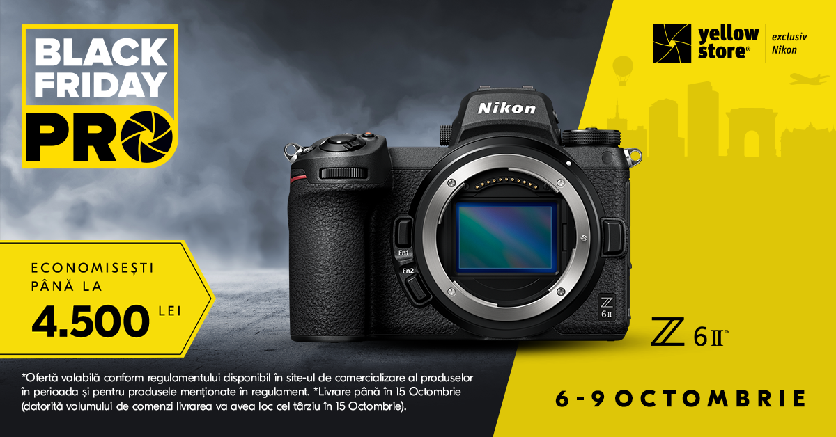 <strong>Black Friday PRO pe Yellow Store – magazin exclusiv Nikon </strong>