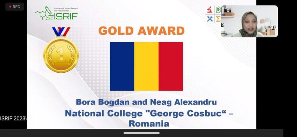 România de bine! Un elev din Cluj a obținut aurul la competiția internațională de inventică – WYIIA 2023, din Indonezia