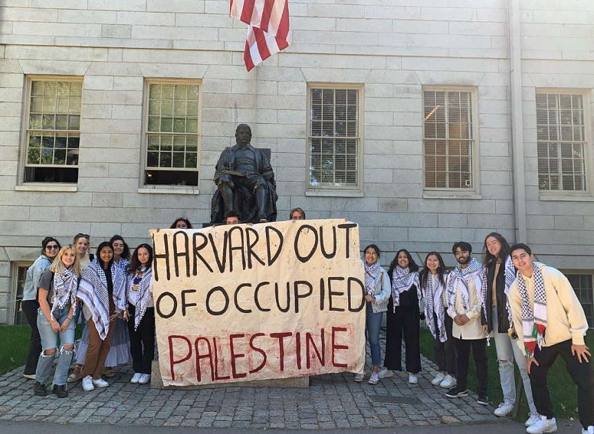 Zeci de asociaţii studenţeşti de la Harvard acuză Israelul că este vinovat pentru atacul Hamas
