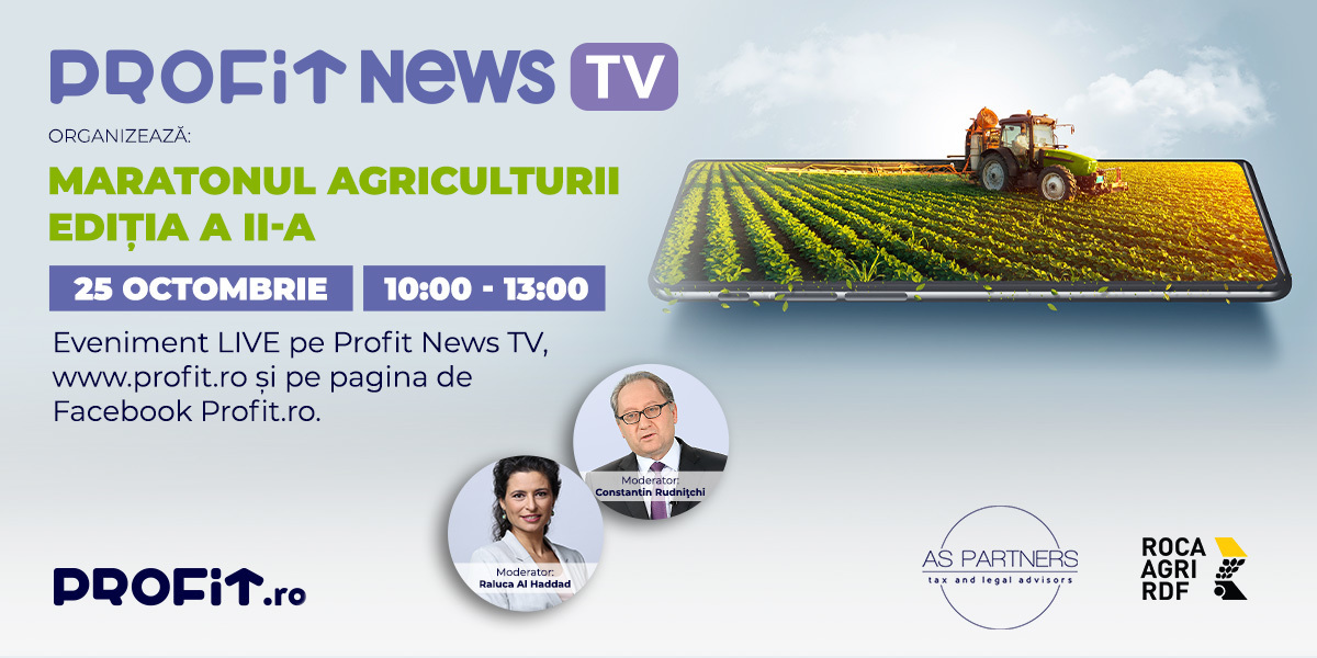 PROFIT NEWS TV – Maratonul Agriculturii, cu jucători relevanţi de pe pieţele de profil din România