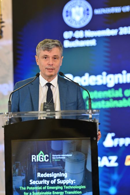 Virgil Popescu, la RIGC 2023: ”România a revenit pe harta de transport de gaze naturale a Europei”