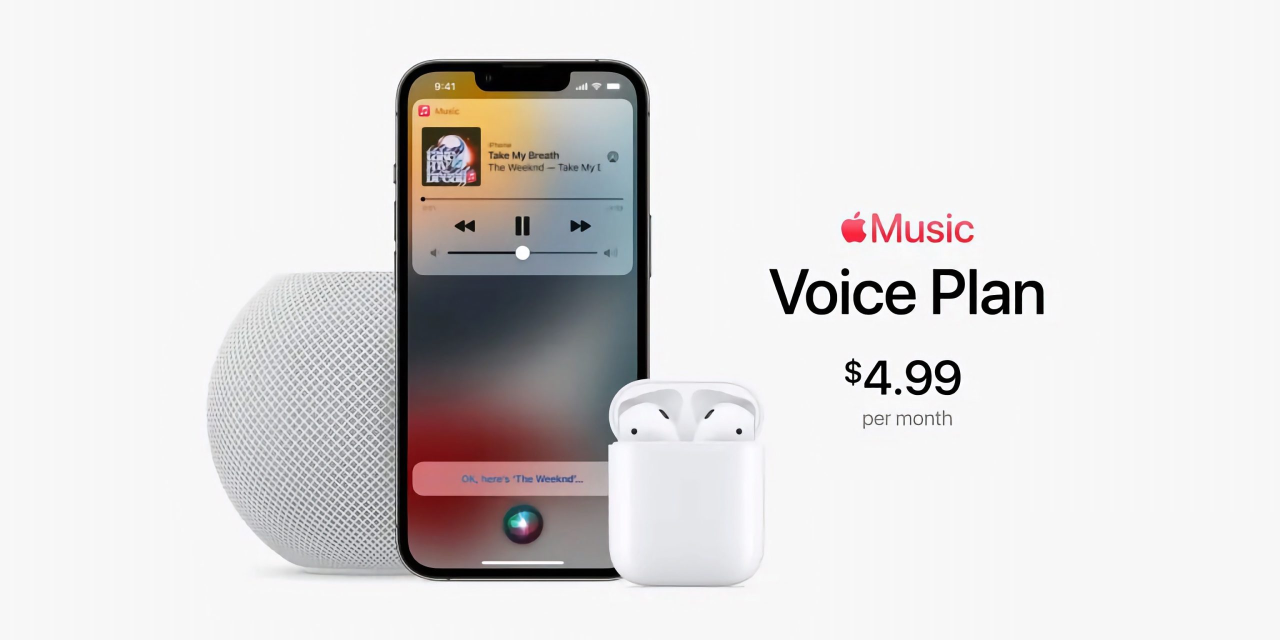 Apple renunţă la Apple Music Voice Plan