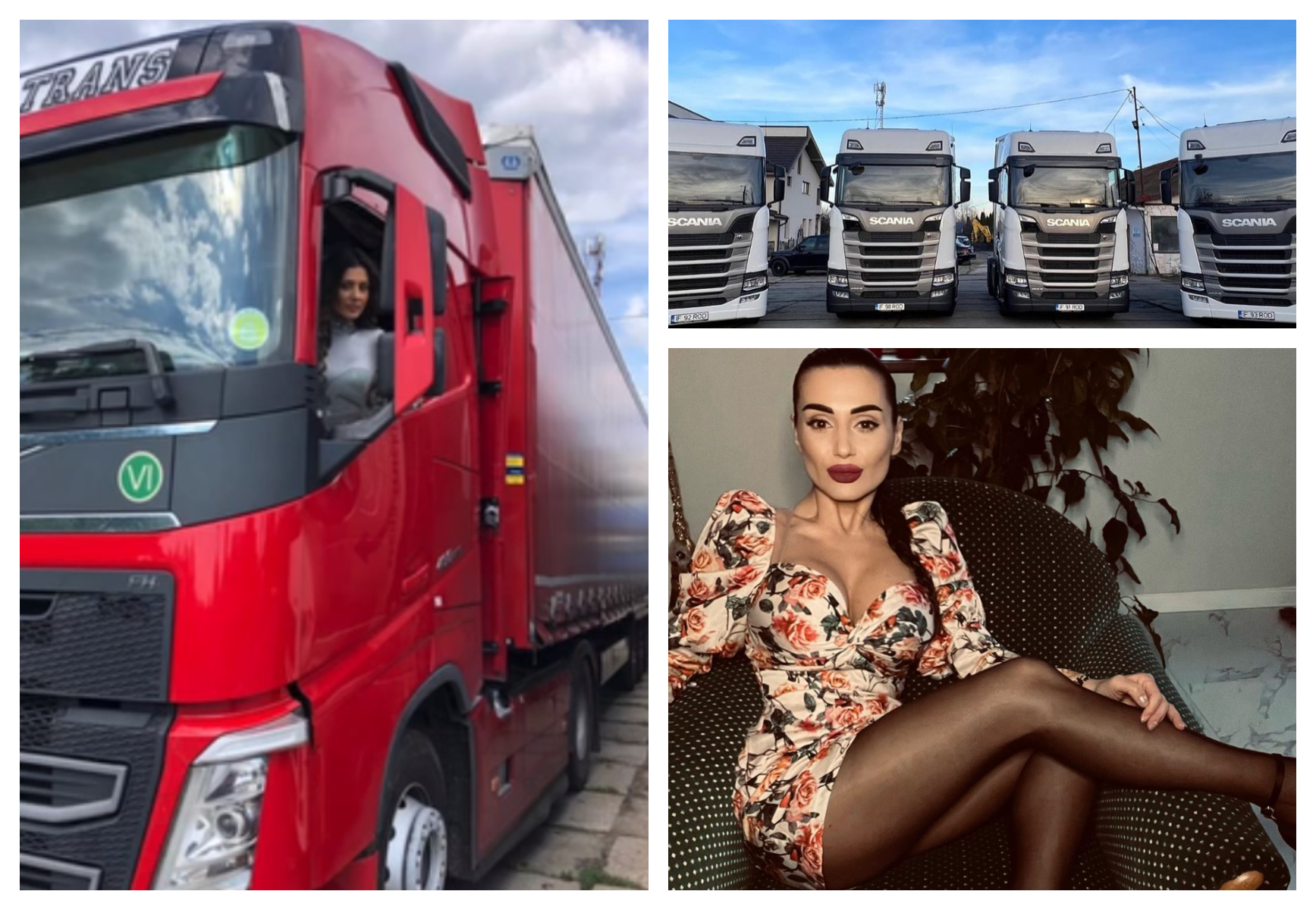 Bianca Rus și-a adus TIR-urile la București: ”Sunt pregătită să-mi iau carnetul pentru camion!” Solista este moștenitoarea unei firme de transport rutier