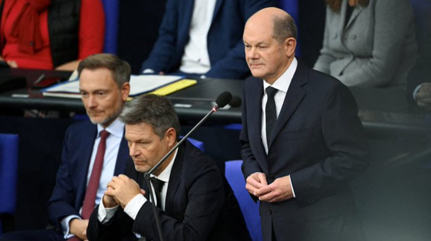 Ajutarea Kievului este de o importantă ”existenţială” pentru UE, pledează Scholz în Bundestag, cerând bani pentru anul viitor