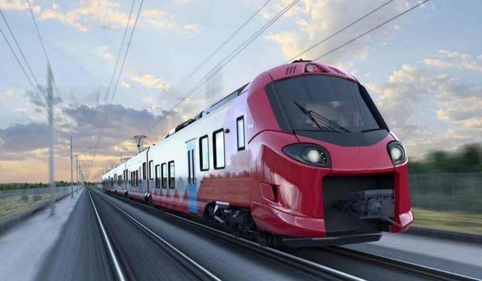 Primul tren nou cumpărat de România în ultimii 20 de ani ajunge în țară