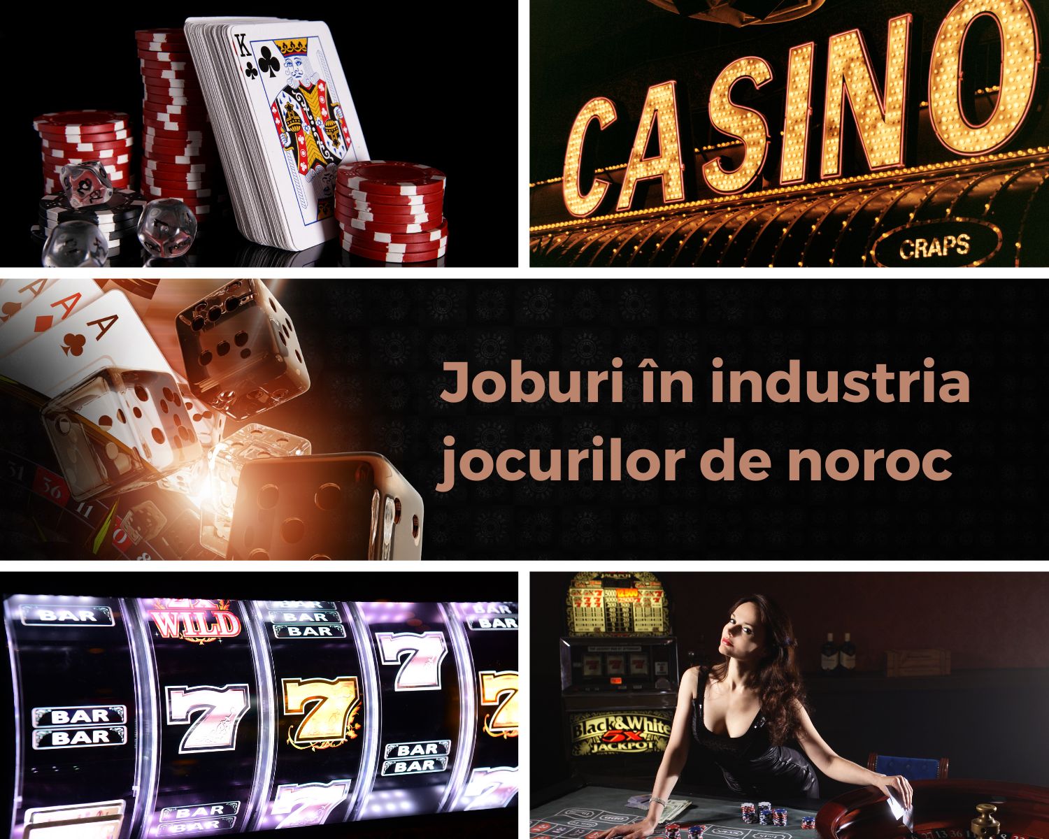 Locuri de muncă în industria jocurilor de cazino online