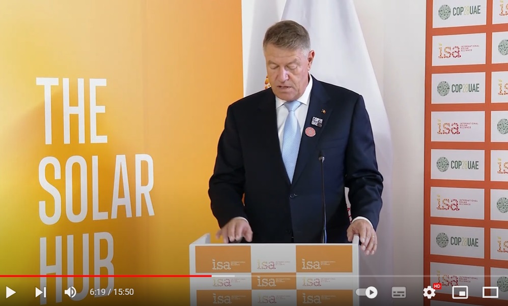 Iohannis tocmai a făcut anunțul: România a intrat în Alianţa Solară Internaţională