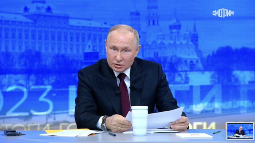 UPDATE-Rusia este încrezătoare ”să meargă înainte”, apreciază Vladimir Putin în sesiunea de întrebări şi răspunsuri