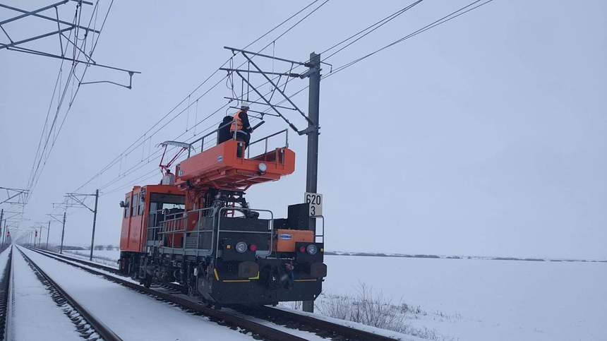 Întârzieri în circulaţia trenurilor, din cauza unor şine rupte în urma temperaturilor scăzute, în raza regionalelor CFR Iaşi, Braşov şi Craiova