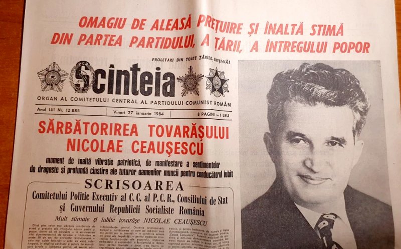26 ianuarie a fost odată zi națională. 106 ani de la nașterea lui Nicolae Ceaușescu