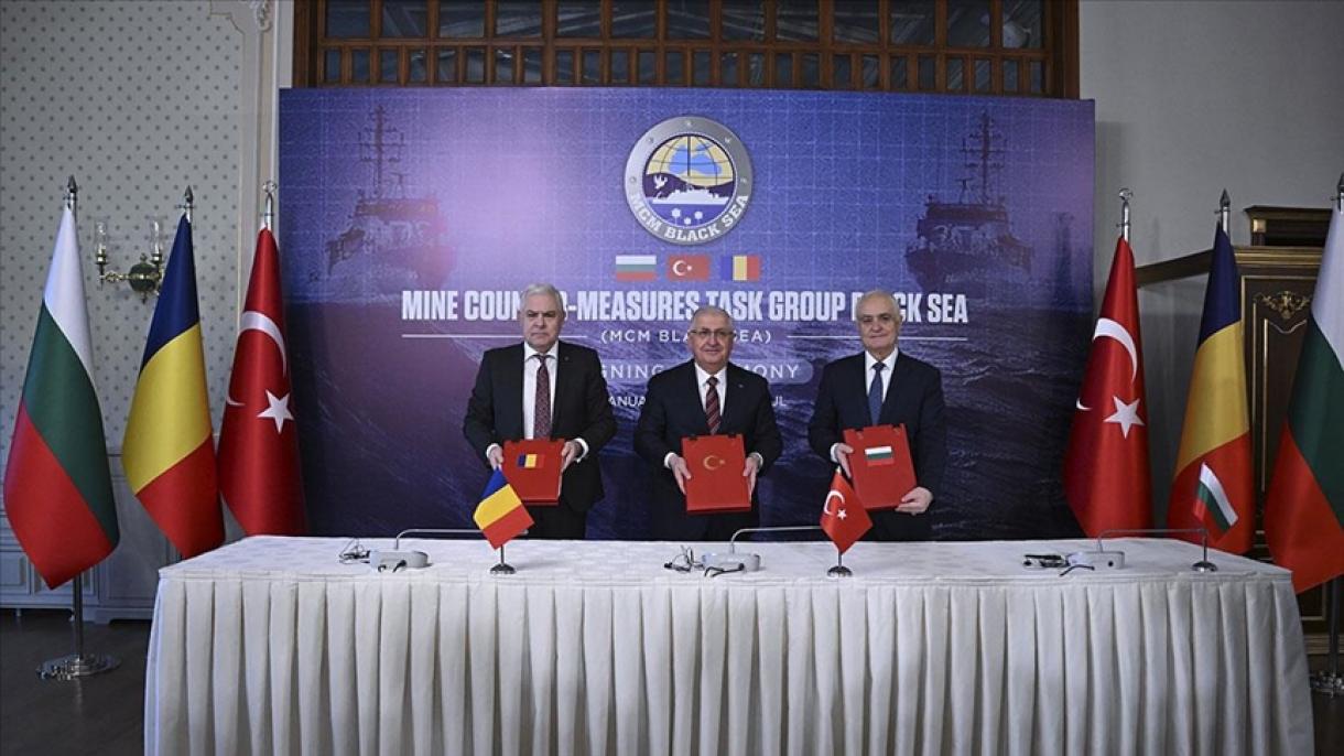 România, Turcia și Bulgaria au semnat un acord comun pentru deminarea Mării Negre