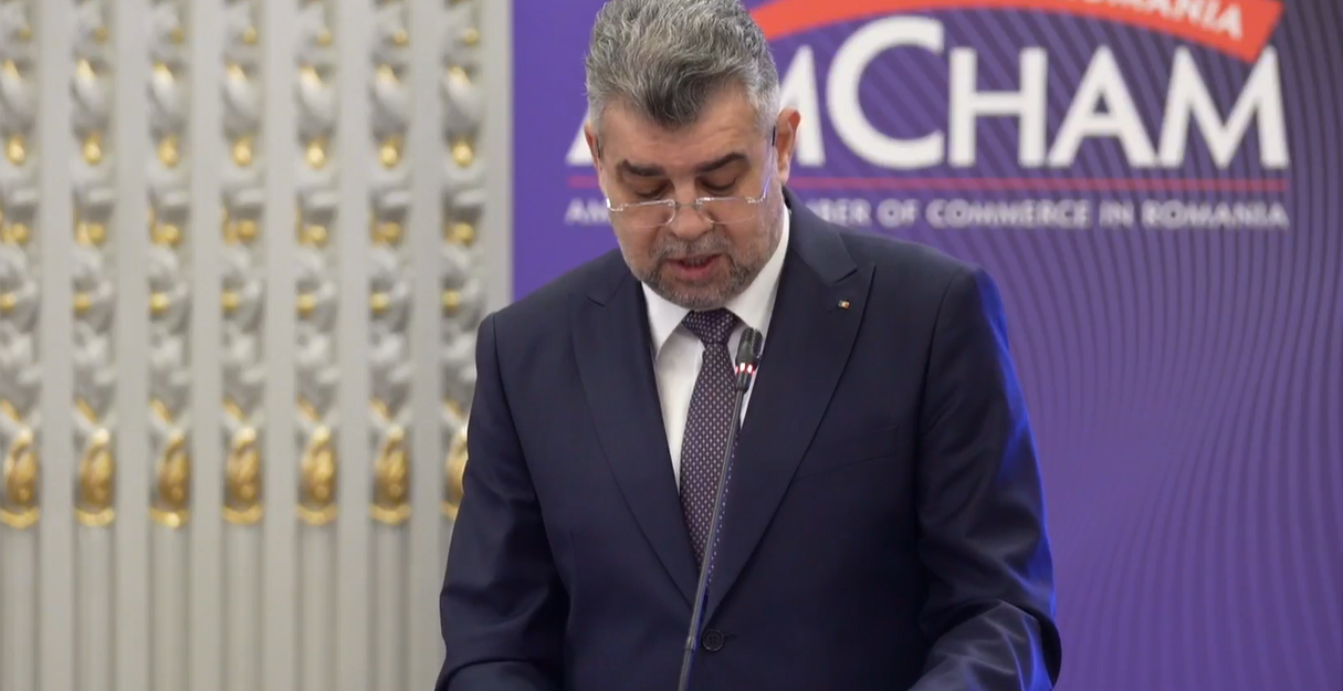 Ciolacu, la AmCham CEO Business Forum: Nu mărim taxele! Nu ieşim cu niciun milimetru din coordonatele financiare stabilite cu Comisia Europeană / La finalul acestui calendar electoral, România va respinge demagogia şi populismul!