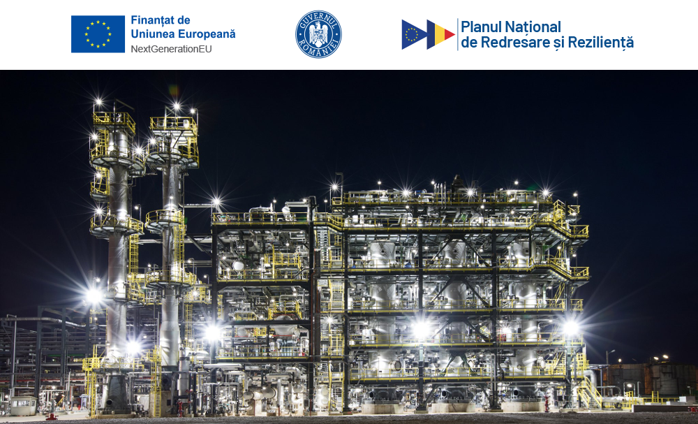 OMV Petrom semnează două contracte de 50 milioane de euro cu finanţare prin PNRR pentru construirea a două capacităţi de producţie de hidrogen verde cu o capacitate totală de 55 MW la rafinăria Petrobrazi. Valoarea investiţiei totale este de circa 140 milioane de euro