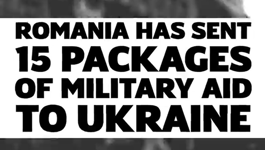 Ucraina mulţumeşte României pentru cele „15 convoaie militare trimise”