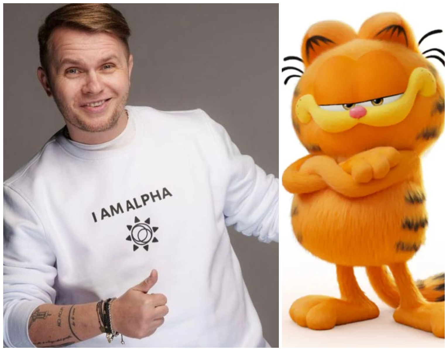 Milionarul Codin Maticiuc va fi motanul Garfield! Dă voce celei mai emblematice pisici din lume