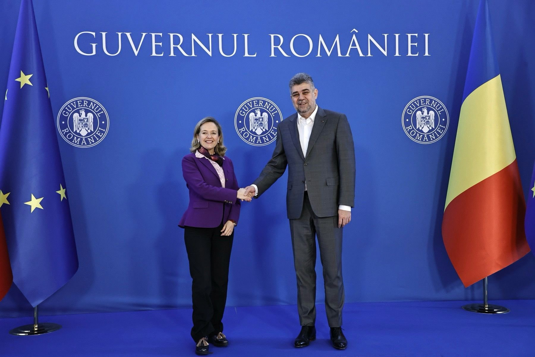Premierul Ciolacu, întrevedere cu noul preşedinte al Băncii Europene de Investiţii, Nadia Calviñ: Banca Europeană de Investiţii este un partener cheie strategic pentru România