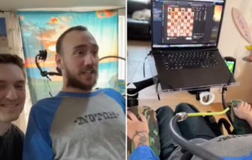 Un tânăr tetraplegic, Noland Arbaugh, reuşeşte să controleze un computer cu gândul, cu ajutorul unui implant Neuralink. El joacă şah şi jocul video ”Civilization” şi urmează cursuri de japoneză şi franceză