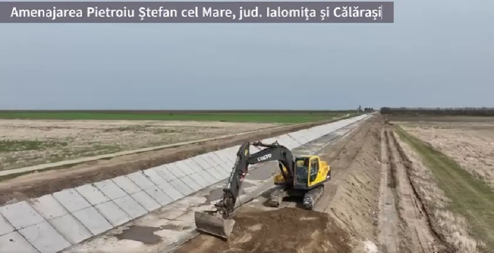 Ministrul Agriculturii: Una dintre cele mai vechi amenajări de irigaţii din România, Pietroiu-Ştefan cel Mare e în plin proces de reabilitare. Investiţie de 276 milioane lei şi finalizarea lucrărilor este în 2025 – VIDEO