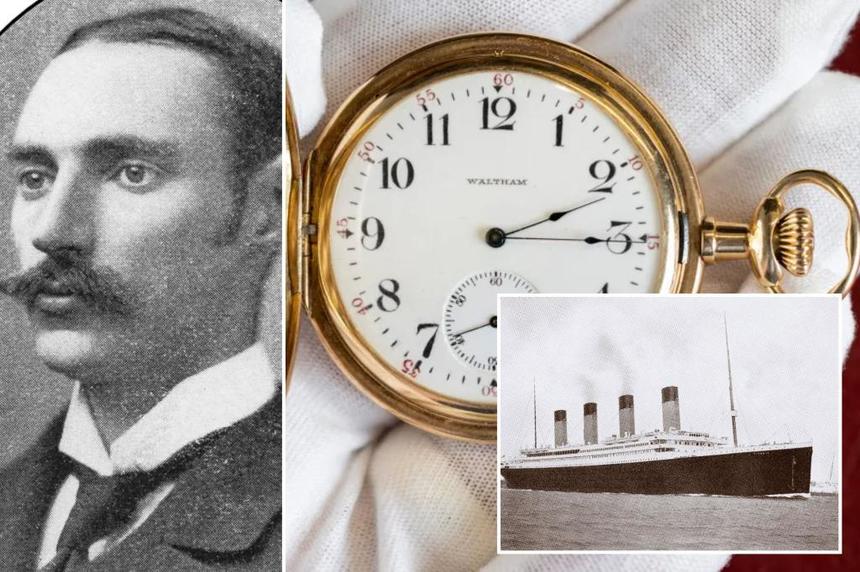 Ceasul celui mai înstărit pasager de pe Titanic a fost vândut la licitaţie pentru o sumă colosală