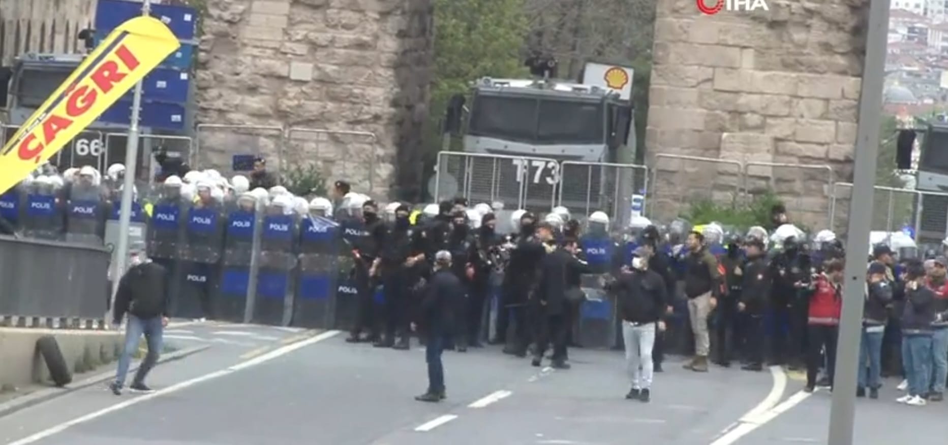 Proteste la Istanbul. Polițiștii au blocat accesul în Piața Taksim