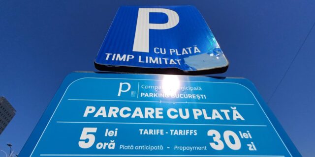 Cine a plătit parcarea în București, riscă amendă