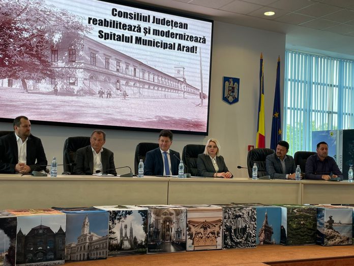 Șantierul fostului spital municipal din Arad în curs de finalizare