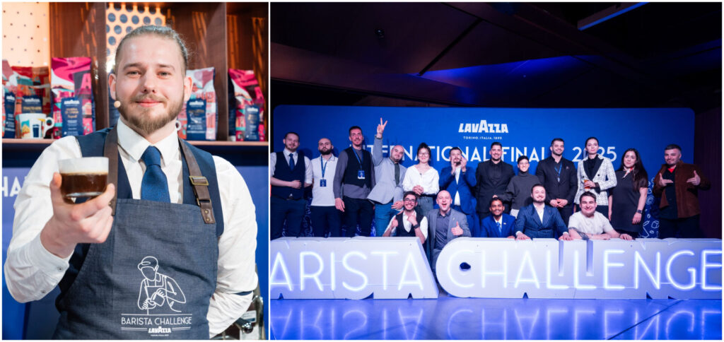 stefan-manolache-un-roman-pe-posdiumul-cafelei-Lavazza Barista Challenge