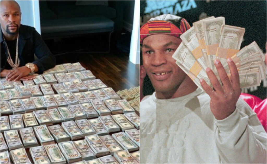 Mike Tyson vs. Floyd Mayweather, în ring, de dragul show-ului și banilor