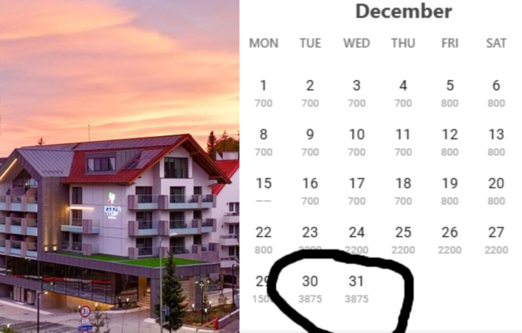  Prețul de Revelion la hotelul Simonei Halep