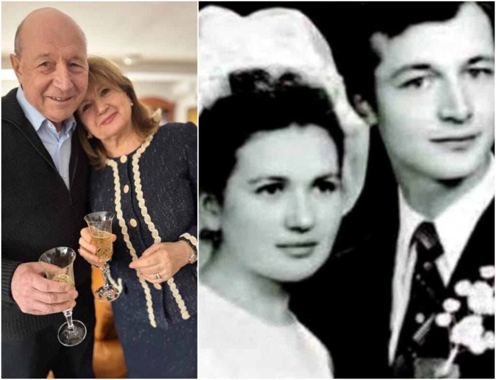Traian și Maria Băsescu au sărbătorit ”nunta de aur”. Cum arătau cei doi în urmă fix cu 50 de ani