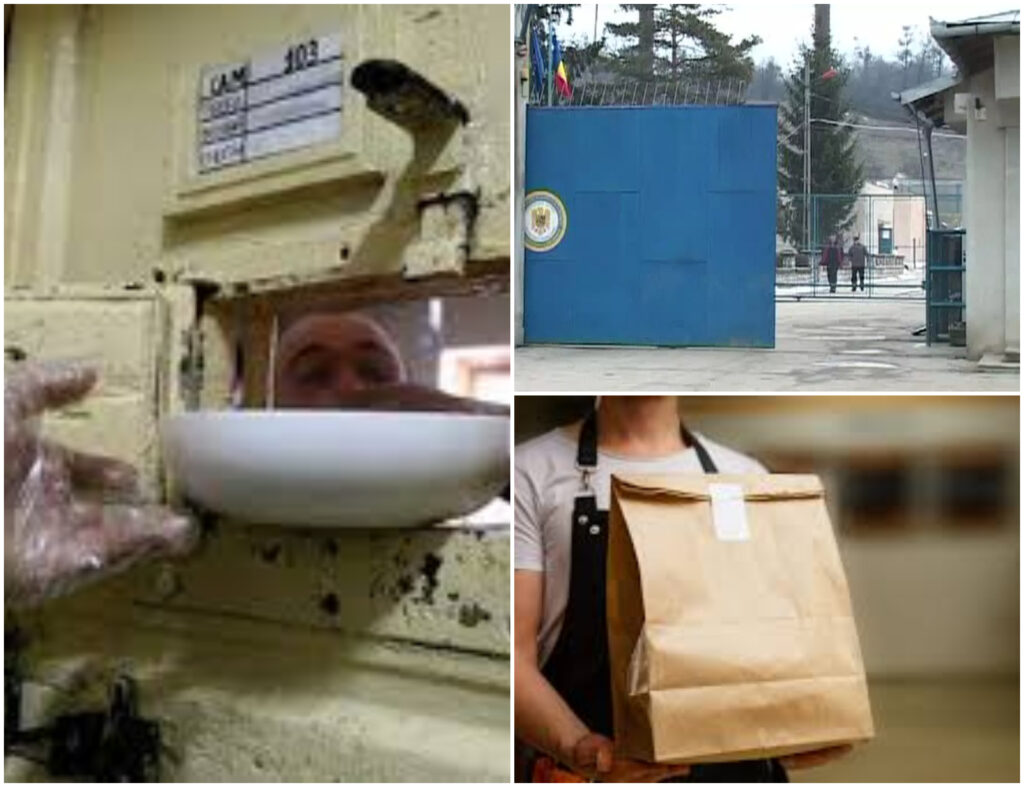 Food delivery la pușcărie în România. Nou tip de business cu somon și creveți pentru deținuții cu bani.