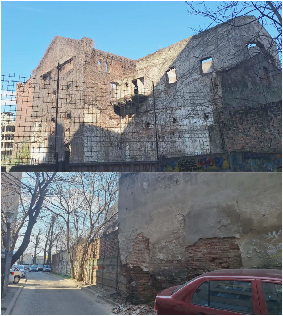 Moara lui Assan, între ruină și interese imobiliare de zeci de milioane de euro. Monument istoric lăsat să se prăbușească intenționat în plină stradă