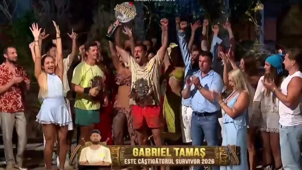 Gabi Tamaș, ”REGELE supraviețuirii”! Fostul fotbalist a câștigat trofeul Survivor România 2026, tradus, peste 100.000 de euro!